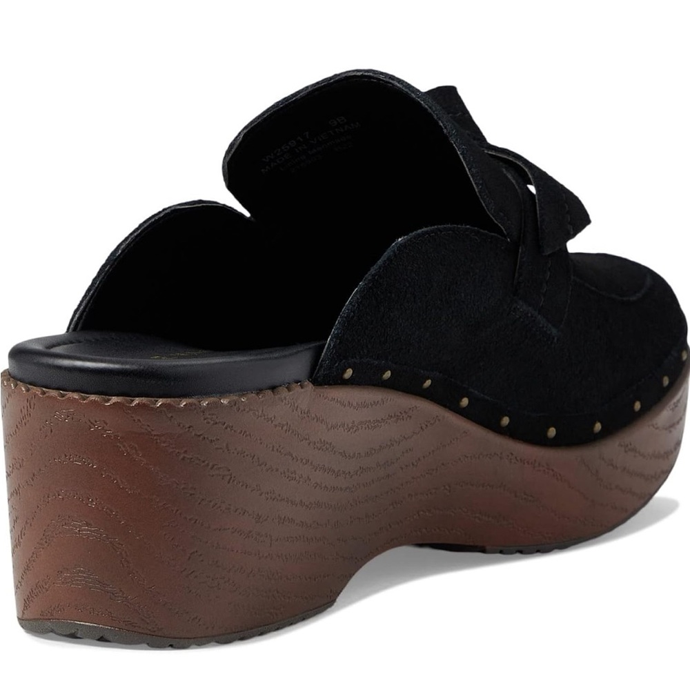 Cole Haan Black Suede Clog